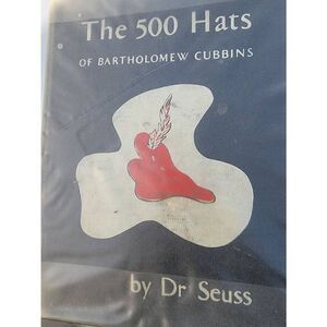 The Vanguard Press Antique Dr. Seuss The 500 Hats of Bartholomew Cubbins Book